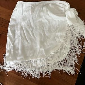 12th tribe fringe tie skirt